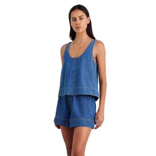 JAG Loe Denim Scoop Tank